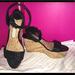 DVF Wedge sandals. Worn 3-4 times. Hurt my feet.